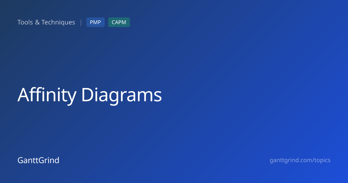 Affinity Diagrams — PMP Definition & Examples